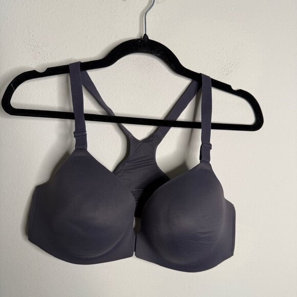 Soma Women's Black Enbliss Front‎ Close Racerback Bra - Size 38C - Picture 2 of 5